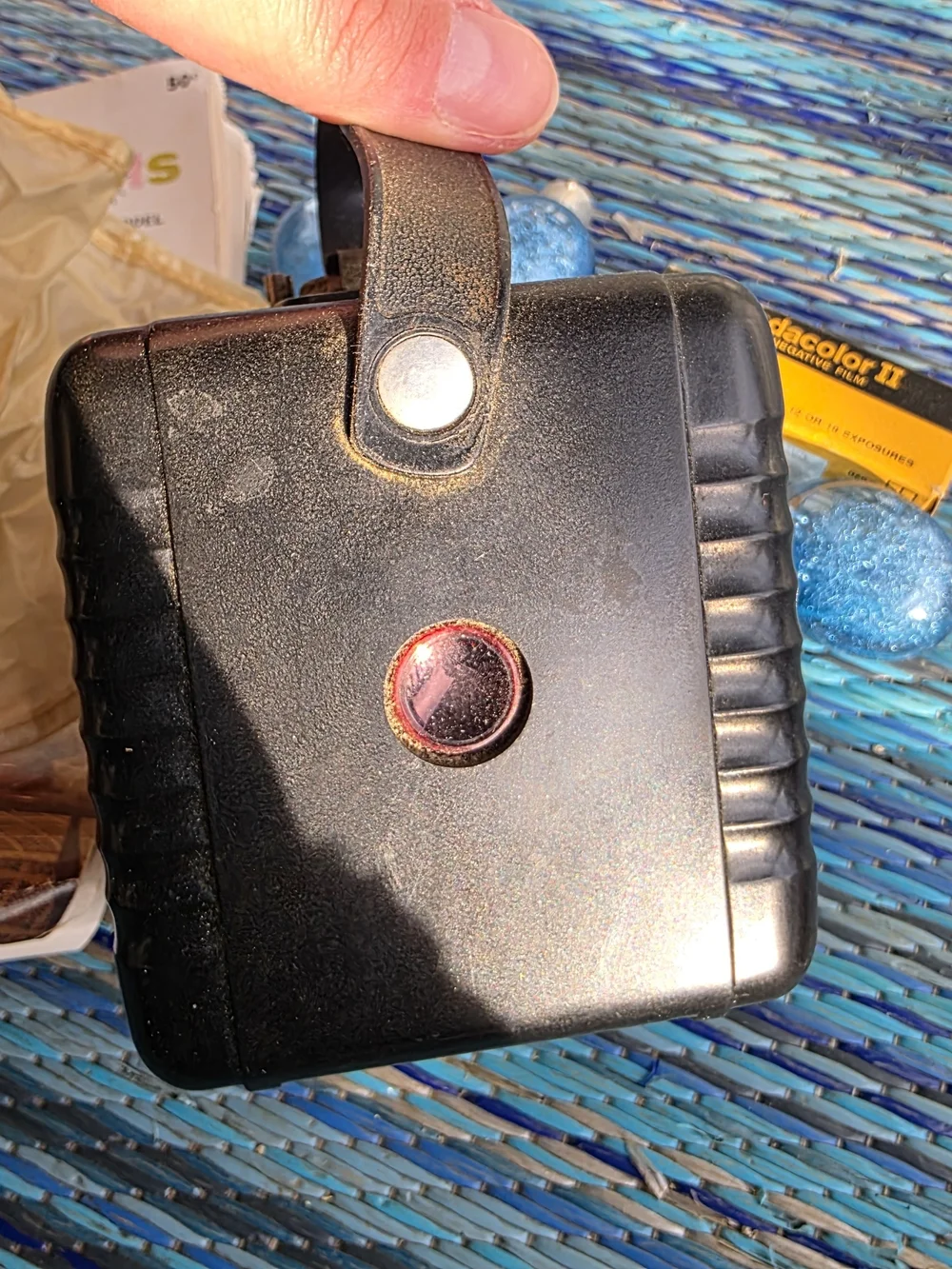1950s Kodak Brownie Hawkeye Flash Camera in Black with Red Logo* Collectors Item